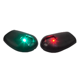 Sea-Dog Black Side Mount LED Navigation Lights - 1 NM - Port &amp; Starboard - 400078-1
