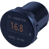 Sea-Dog Round OLED DC Amp Meter - 0 Amp-100 Amp - 421620-1