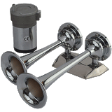 Sea-Dog MaxBlast Air Horn - Mini Dual Trumpet - 432620-1