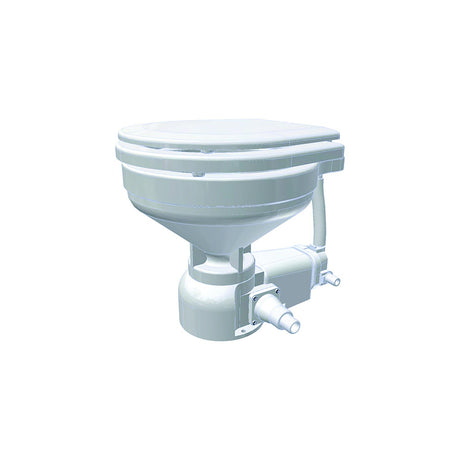 Raritan Sea Era QC Electric Toilet - Household Style - Integral Pump - Straight 90 Discharge - 12v [160HI012] - official Raritan product image 3