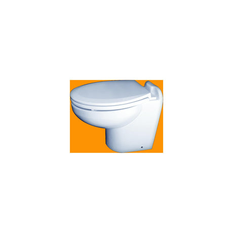 Raritan Engineering Raritan 220HF012 Marine Eleganceâ¢ Slant Back, Pressurized Fresh Water, Low Profile 12V Toilet, White - 220HF012 - official Raritan product image 2