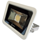Lunasea Lighting Lunasea 10W Slimline LED Floodlight, 120VAC Only, Cool White, 1200 Lumens, 3' Cord - White Housing - LLB-366N-31-10