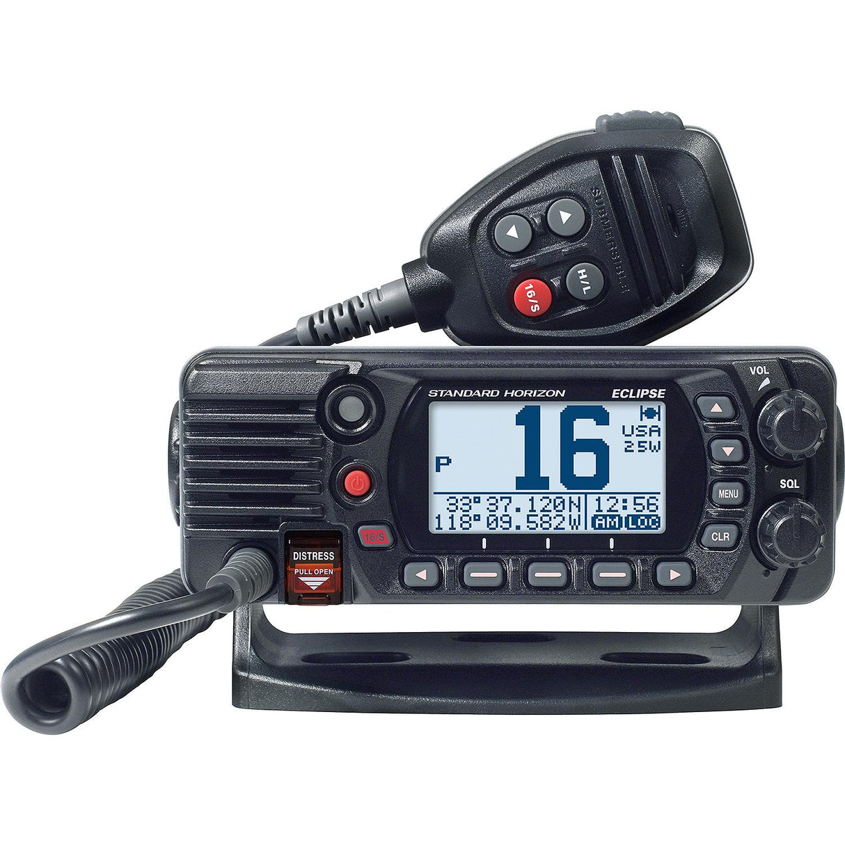 Standard Horizon GX1410B Eclipse Series 25W Fixed Mount VHF - Black [GX1410B] - official Standard Horizon product image 3