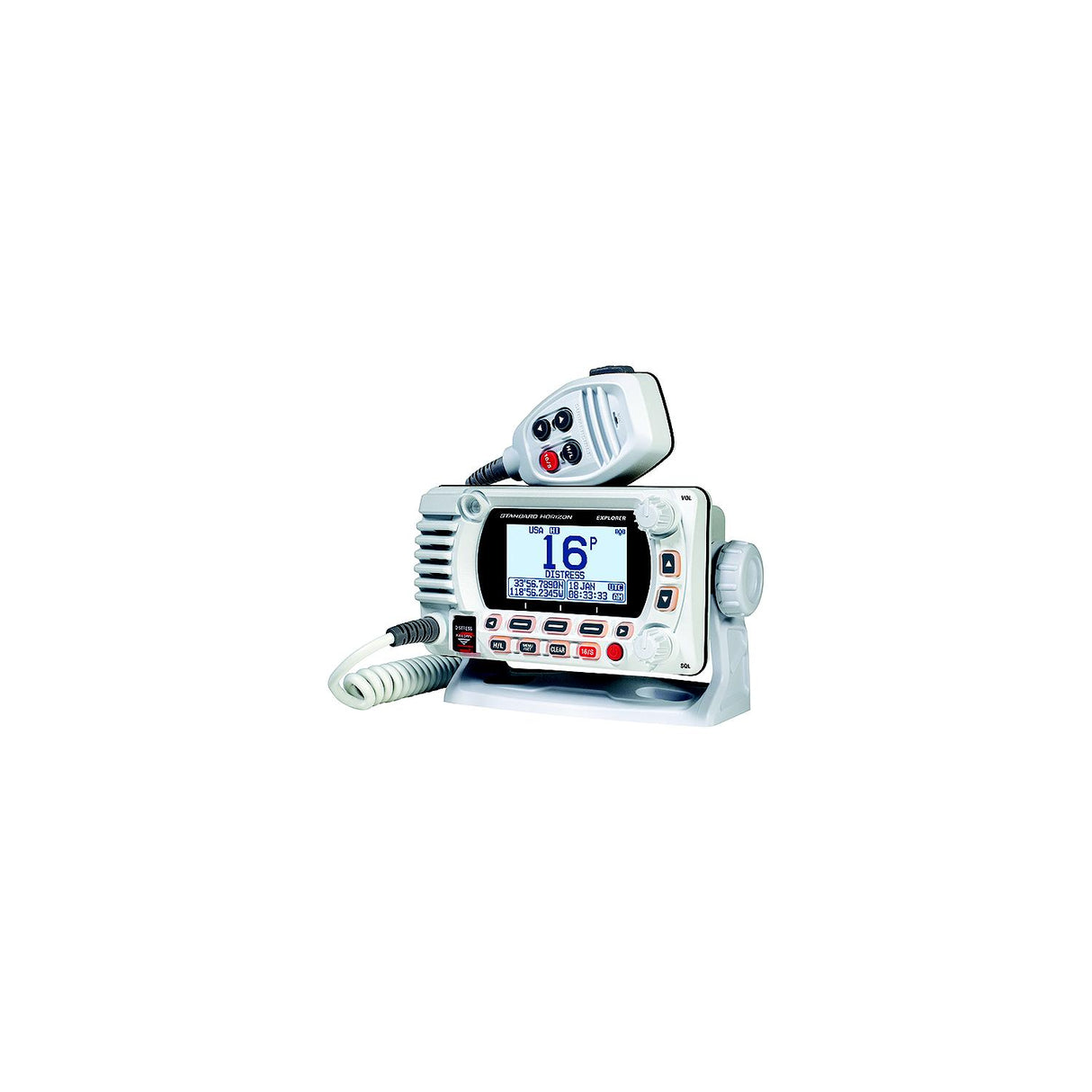 Standard Horizon GX1850 Fixed Mount VHF - NMEA 2000 - White [GX1850W] - official Standard Horizon product image 2