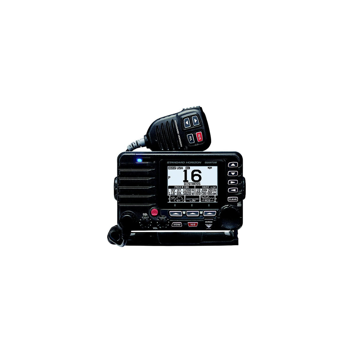 Standard Horizon Quantum GX6000 25W Commercial Grade Fixed Mount VHF w/NMEA 2000, Integrated AIS receiver, Speaker Mic [GX6000] - official Standard Horizon product image 4