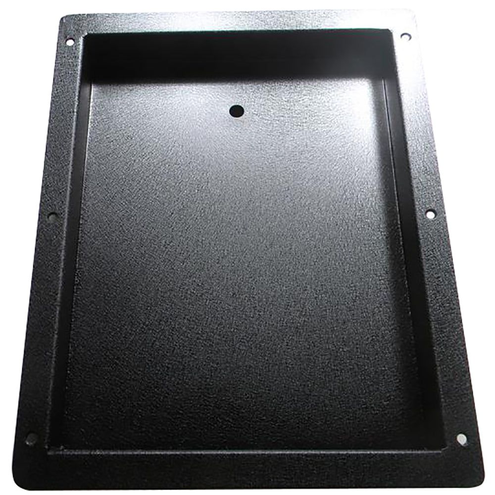 Bandeja empotrada para pie plano con protector de varilla para pedales inalámbricos - Minn Kota o MotorGuide [FFWC]