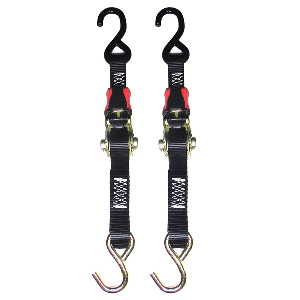 Rod Saver Rubber Ratchet Tie-Down - 1" x 6' - Pair - RTD6