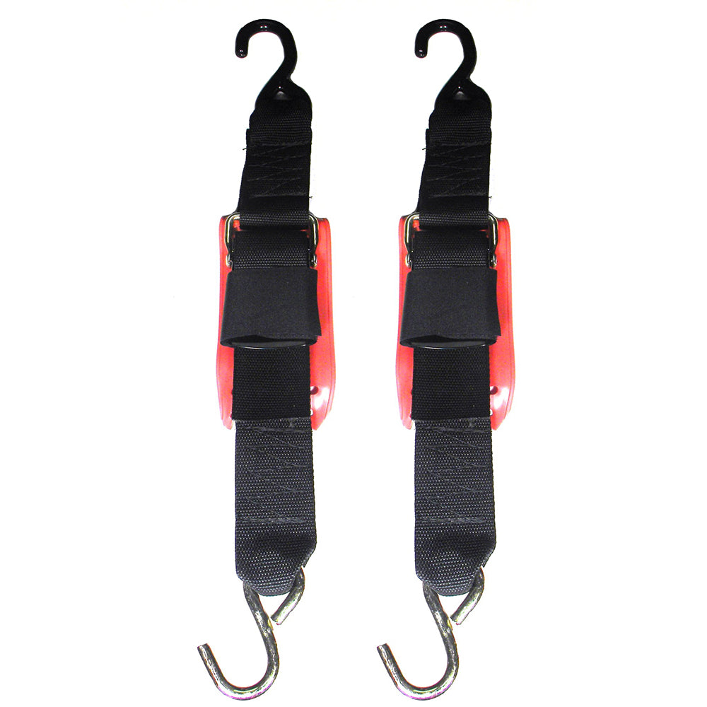 Rod Saver Amarre para remolque de liberación rápida con almohadilla de vinilo - 2" x 2 - Par [QRTD2VP]