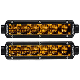 RIGID Industries 6" SR-Series SAE Compliant Fog Light - Black w/Yellow Light - 906704