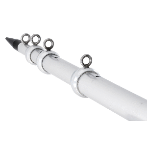 Tigress XD Telescoping Aluminum Outrigger Poles - 18' - 1-1/2" OD - Silver - 88925
