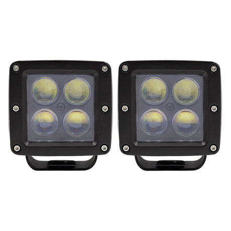 Luz cúbica HEISE de 3" y 4 LED - Paquete de 2 [HE-ICL2PK]