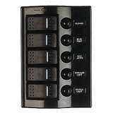 Sea-Dog Nylon Circuit Breaker Panel - 5 Circuit - Wave Style - 425800-1