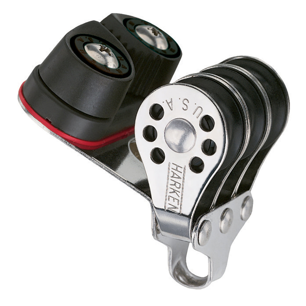 Microbloque triple Harken de 22 mm con cala de leva [230]