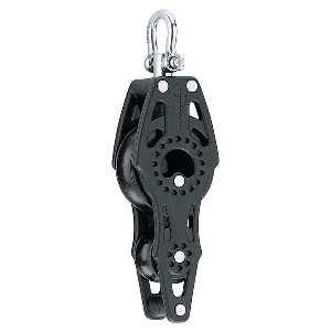 Harken 40mm Carbo Air Fiddle Block w/Swivel &amp; Becket - 2656