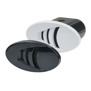 Marinco 12V Drop-In "H" Horn w/Black &amp; White Grills - 10079