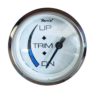 Faria Beede Instruments Faria Chesapeake White SS 2" Trim Gauge f/Honda Engines - 13889
