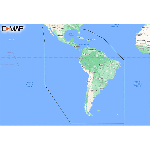 C-MAP M-SA-Y038-MS Discover South America &amp; Caribbean