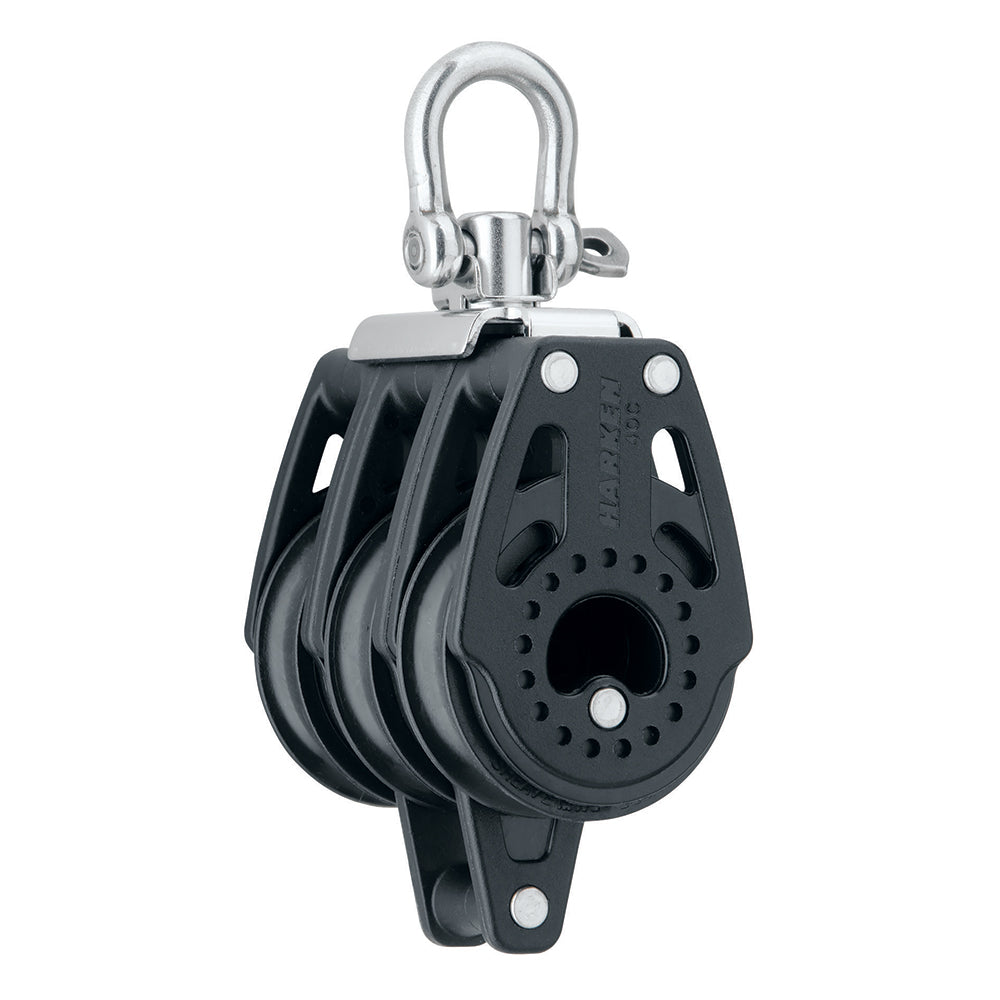 Harken Bloque giratorio triple Carbo Air de 40 mm con arraigo [2641]