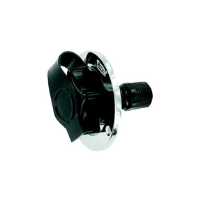 Valterra A01-0165VP Black Flush Mount Die Cast Flange Plastic Check Valve RV Water Inlet | Includes Screws, Putty Tape & Teflon Tape - image 1