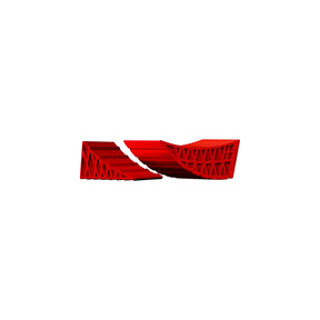Valterra A100903 StayPut™ Two Axle Side-to-Side Level w/ Two Wedges, Red, 2pk - image 1