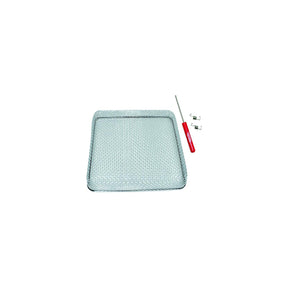 Valterra A10-1323VP Stainless Steel Bug Screen for RV Water Heater Vent, Fits Suburban Flush Mount 6 Gal Models - image 1