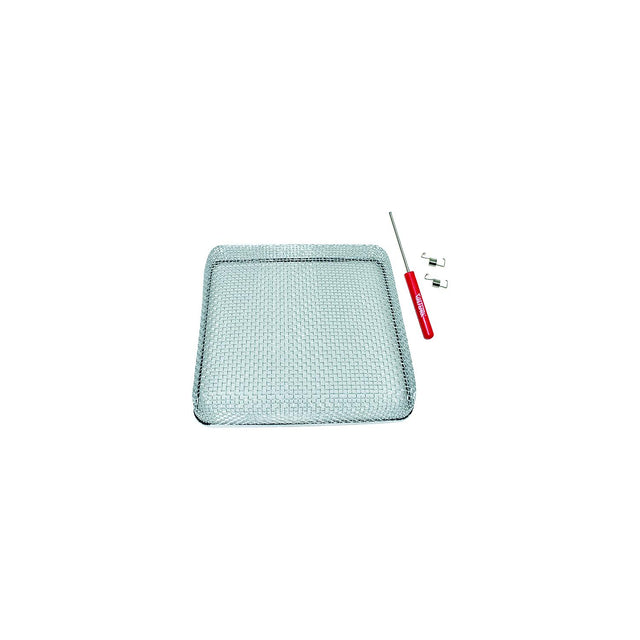 Valterra A10-1323VP Stainless Steel Bug Screen for RV Water Heater Vent, Fits Suburban Flush Mount 6 Gal Models - image 1