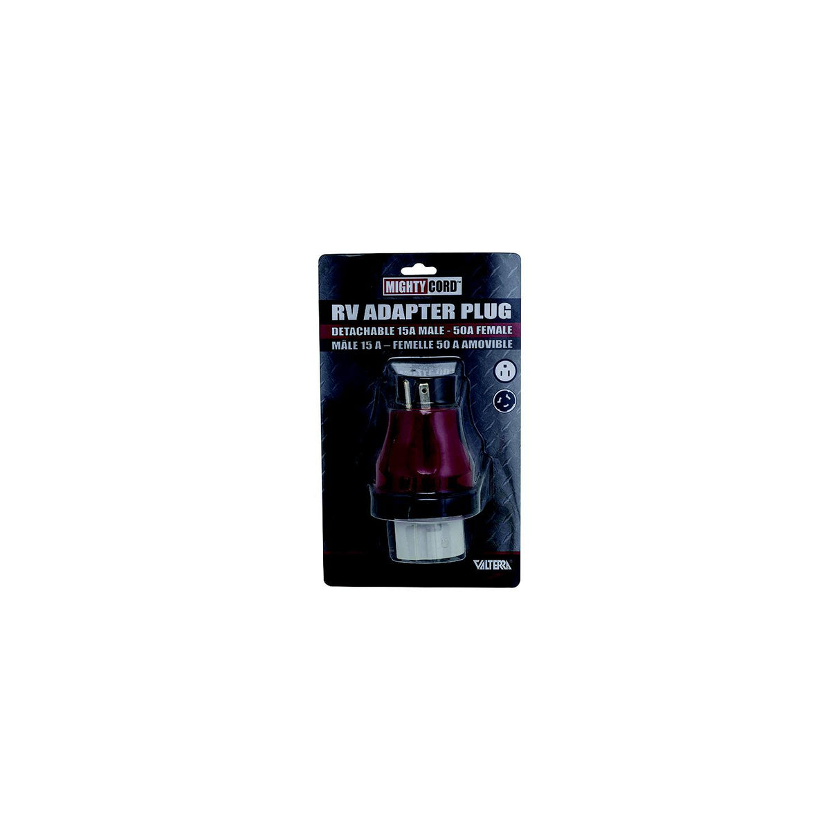Valterra Mighty Cord RV Electrical Adapter Plug & Locking Ring - A10-1550DAVP - image 1