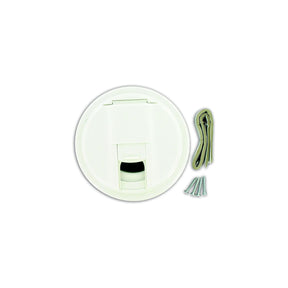 Valterra Cable Hatch, Universal Round, White - A10-2130VP - image 1