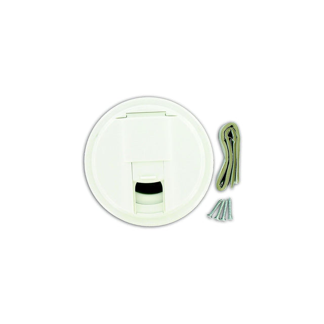 Valterra Cable Hatch, Universal Round, White - A10-2130VP - image 1