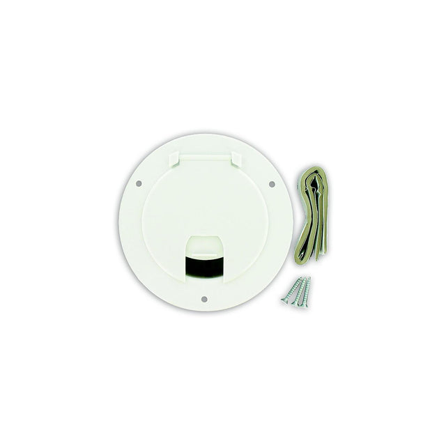 Valterra Cable Hatch, Large Round, White - A10-2135VP - image 1