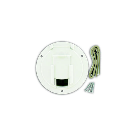 Valterra Cable Hatch, Medium Round, White - A10-2137VP - image 1
