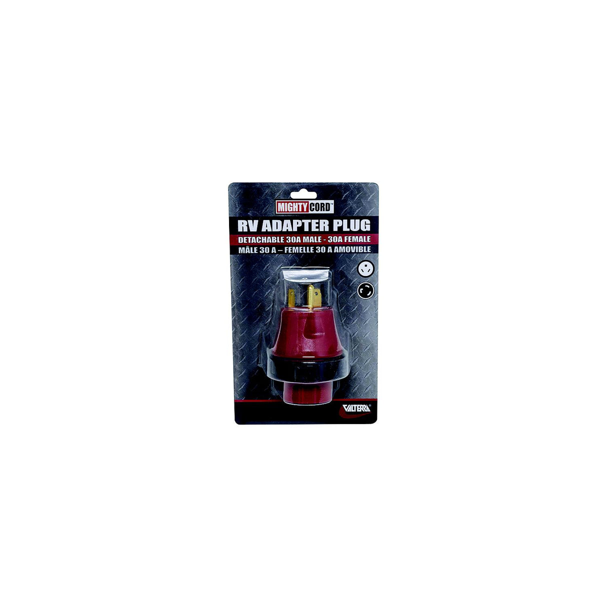Valterra Mighty Cord RV Electrical Adapter Plug & Locking Ring - A10-3030DAVP - image 1