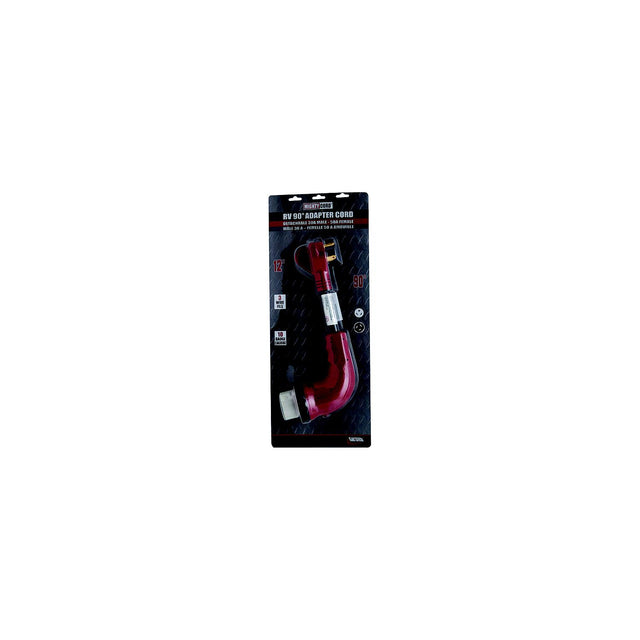 Valterra Mighty Cord 90° Adapter Cord, 30AM-50AF, Carded - A10-3050D90VP - image 1