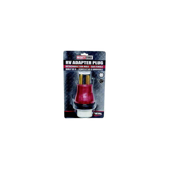 Valterra Mighty Cord RV Electrical Adapter Plug & Locking Ring - A10-5050DAVP - image 1