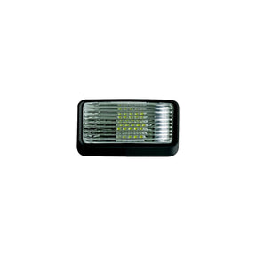 Valterra DG52729VP LED Surface Mt. Porch Light w/o Switch, Rectangular, Black w/Clear Lens - image 1