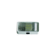 Valterra DG71253VP Incandescent Surface Mount Porchlight w/Switch, Rectangular, White w/Clear Lens - image 1