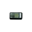 Valterra DG71256VP Incandescent Surface Mount Porchlight w/o Switch, Rectangular, Black w/Clear Lens - image 1