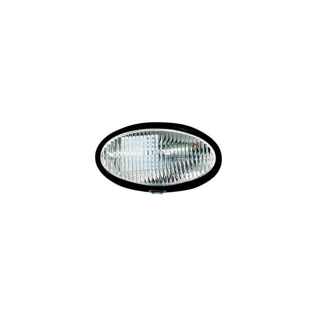 Valterra DG71259VP Oval Porch Light w/Switch, Black w/Clear Lens - image 1