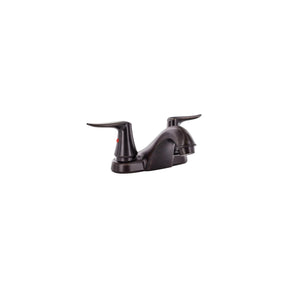 Valterra PF222506 Catalina™ Two Handle 4" Lavatory Faucet Hi-Rise Spout, Rubbed Bronze - image 1