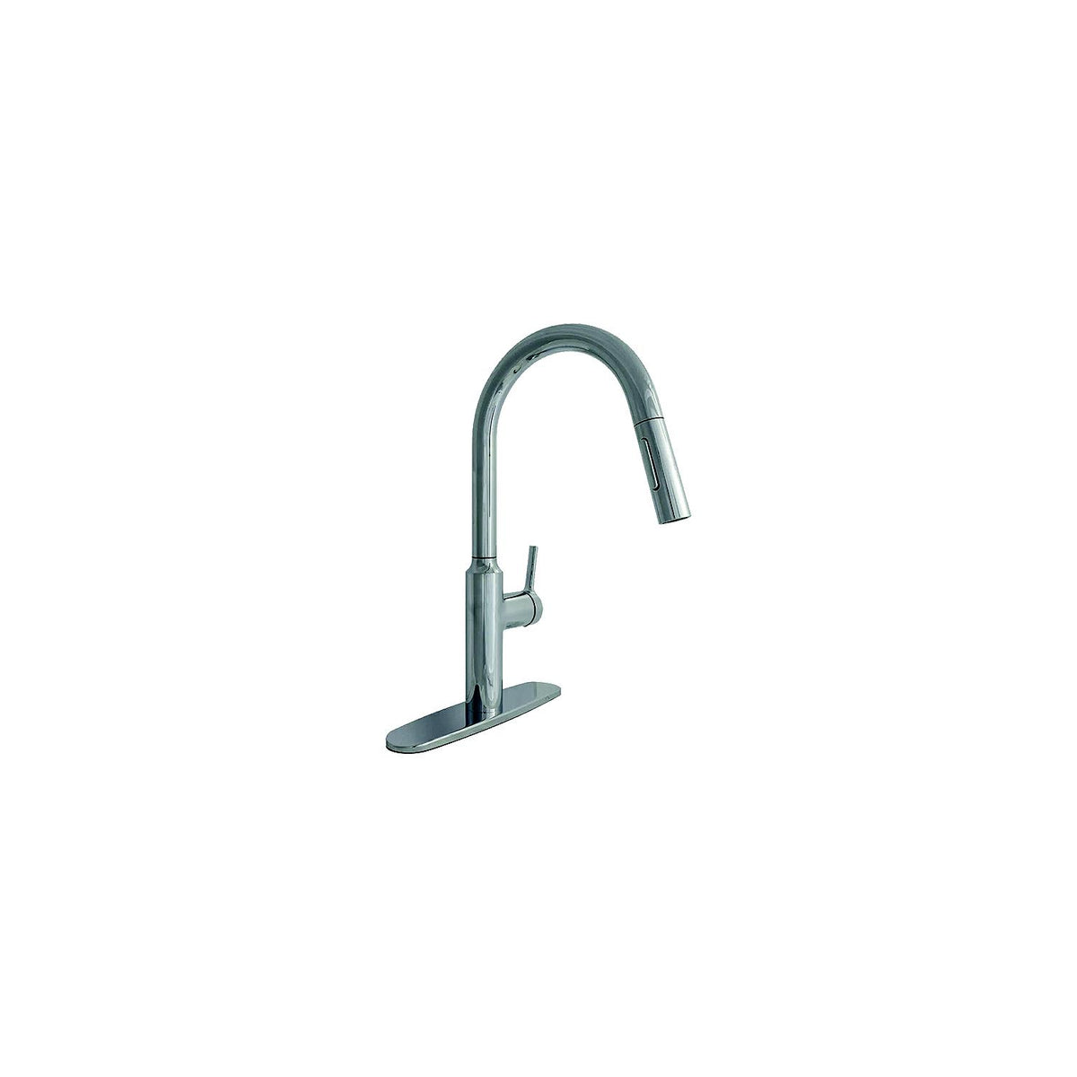 Valterra PF231365 8" Premium Slimline Single Handle Pull Down Kitchen Faucet, Chrome - image 1