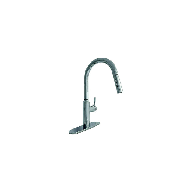Valterra PF231365 8" Premium Slimline Single Handle Pull Down Kitchen Faucet, Chrome - image 1