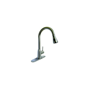 Valterra PF231466 8" Premium Power Boost Single Handle Pull Down Kitchen Faucet, Brushed Nickel - image 1