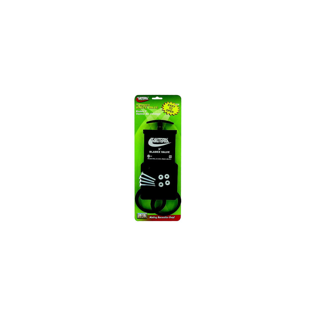 Valterra Bladex™ Waste Valve W/Plastic Handle, 3" - T1003VP - image 2
