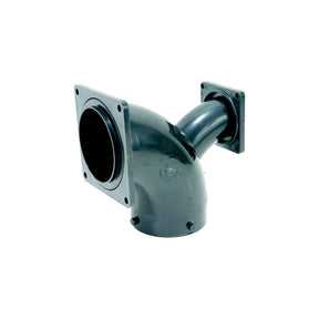 Valterra T1036 RV Two Way Ell Termination with 3" Bayonet x 3" Rotating Flange x 1-1/2" Rotating Flange - image 1