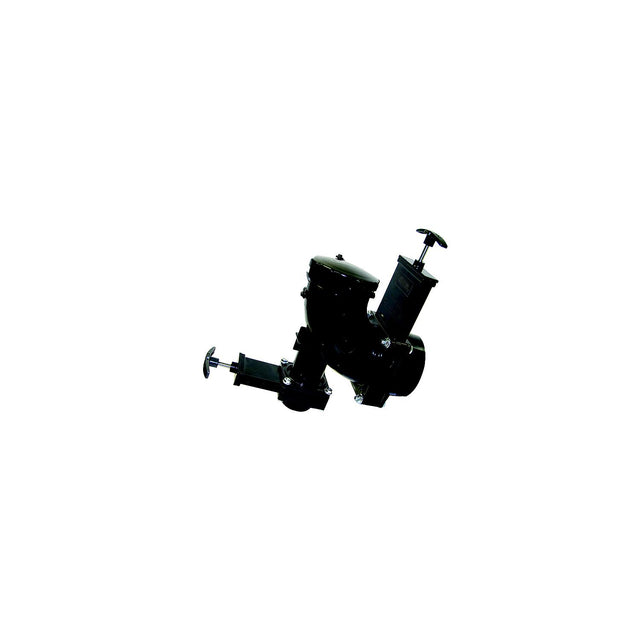 Valterra T68 RV Double Rotating Valve with 3" Hub x 1 1/2" Hub x 3" Bay & Cap - image 1
