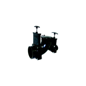 Valterra T80 RV Double Ell Rotating Valve with 3" Hub x 1 1/2" Hub x 3" Bay & Cap - image 1