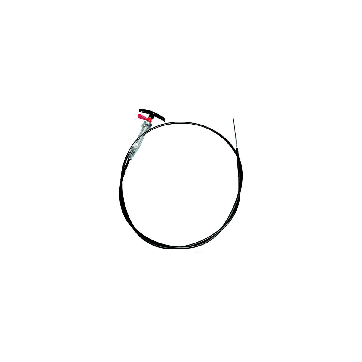 Valterra TC96PB Replacement Waste Valve Stainless Cable & Handle, 96" - image 1