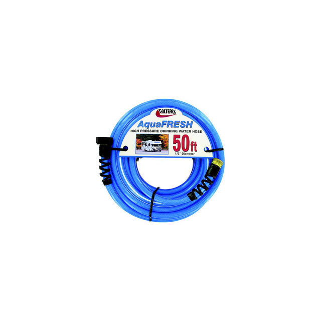 Valterra W018300 Blue AquaFresh High Pressure RV Drinking Water Hose, 1/2" x 25' - image 1