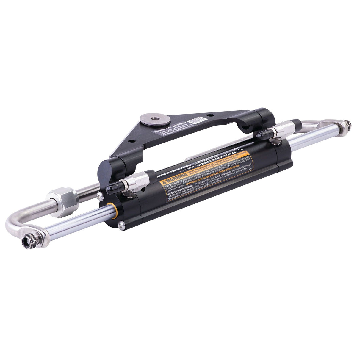 SeaStar Solutions Baystar Outboard Hydraulic Steering Cylinder (Standard Pivot Plate) - HC4645-3 - image 1