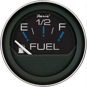 Faria Beede Instruments Faria Coral 2" Fuel Level Gauge (E-1/2-F) - 13001